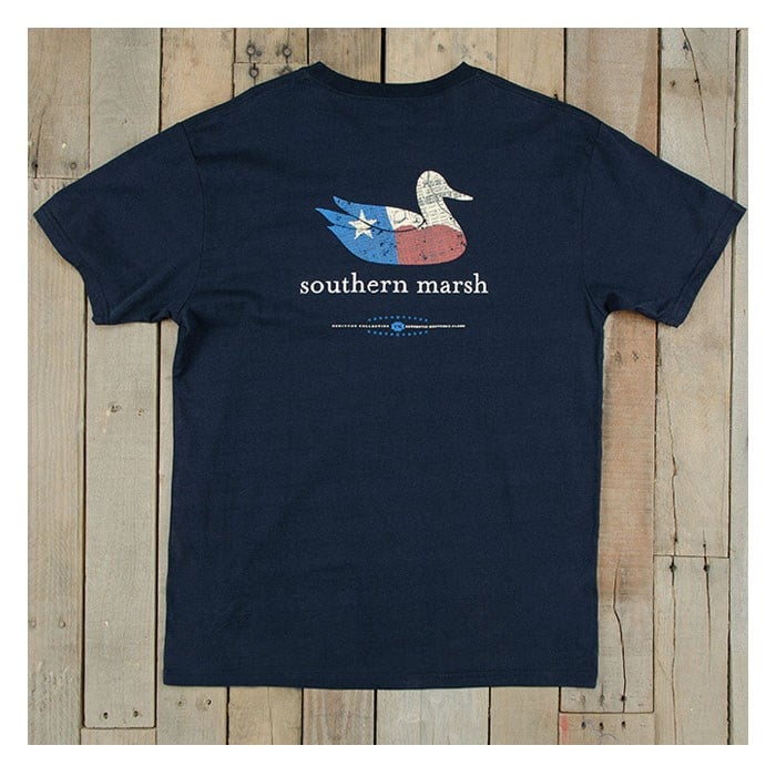 Fron ot Southern Marsh Men&#39;s Authenic Heritage Tee Shirt