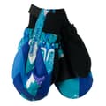 Obermeyer Toddler Girl&#39;s Thumbs Up Print Insulated Ski Mitten Blue Mountains