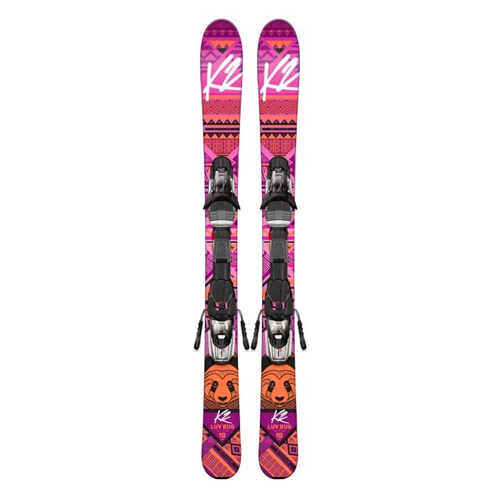K2 Children&#39;s Luv Bug Skis with Fastrak2 4.5 Bindings &#39;16