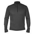 Hot Chillys Men's Geo-Pro Midweight Solid Zip T-neck