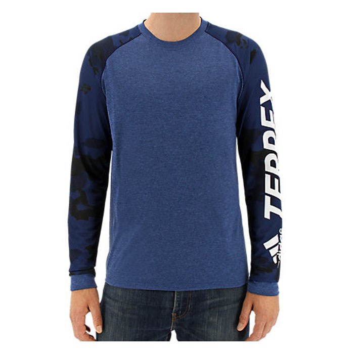 Adidas Men&#39;s Trailcross Long Sleeve Shirt Front