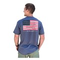 Burlebo Men&#39;s Reagan Flag Short Sleeve T Sh