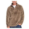 True Grit Men&#39;s Pebble Pile 1/4 Zip Pullove