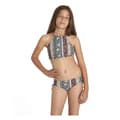 Billabong Girl&#39;s Hippy Ditsy High Neck Bikini Set front view
