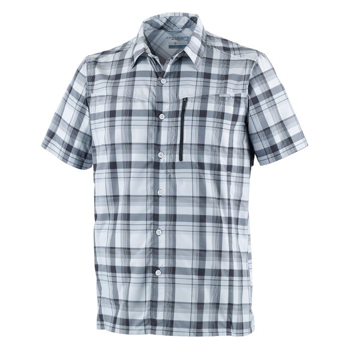 Columbia Men&#39;s Silver Ridge Plaid Short Sle