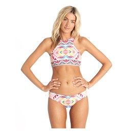 Billabong Women's Tribe Time High Neck Bikini Top