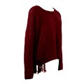 Love Stitch Women's Crochet Fringe Sweater