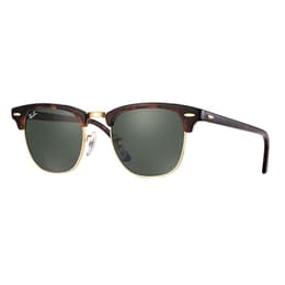 Ray-Ban Clubmaster Sunglasses With Green Classic G-15 Lenses