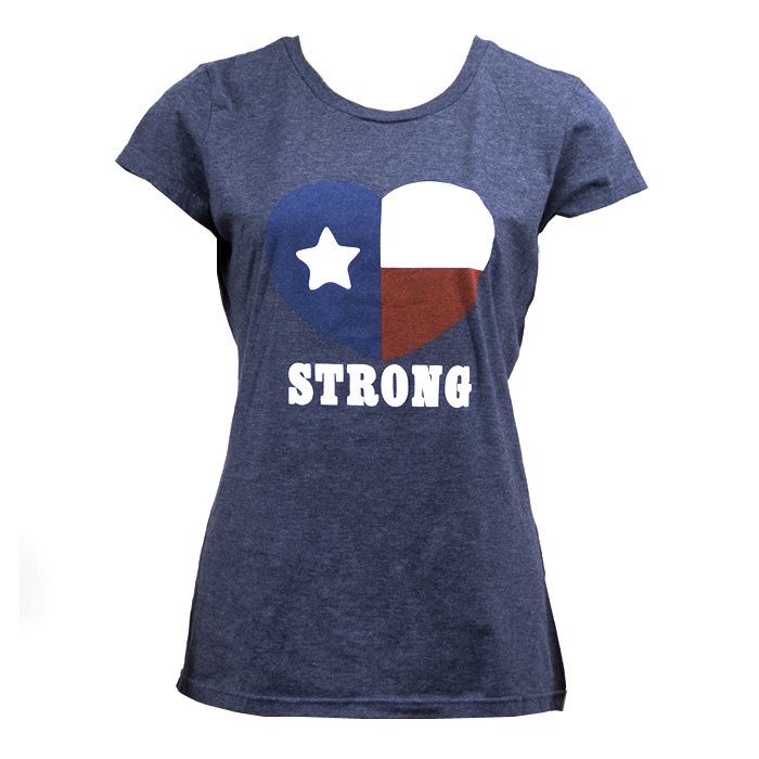 Women&#39;s Texas Strong Heart T Shirt