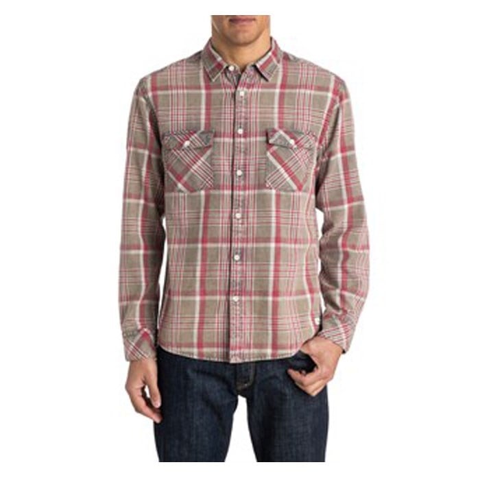 Quiksilver Men&#39;s Tang Titan Flannel Long Sleeve Shirt