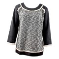 THML Women's Grosgrain Ribbon Knit Sweater