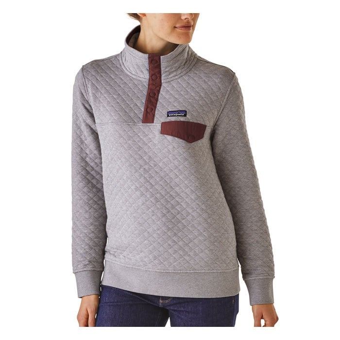 Patagonia Women&#39;s Cotton Quilt Snap-T Pullo