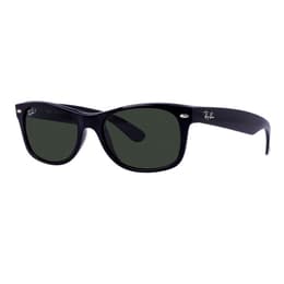 Ray-Ban New Wayfarer Sunglasses With Green Polarized Lenses
