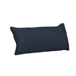 Libby Langdon Mooring Lumbar Pillow - Canvas Navy W/ Natural Piping
