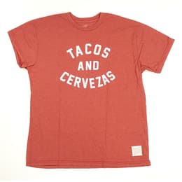 Original Retro Brand Women's Tacos &amp; Cervezas Short Sleeve T Shirt