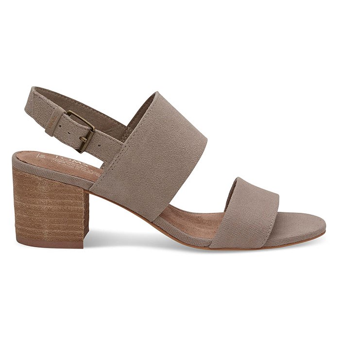 Toms Women's Poppy Sandals Desert Taupe