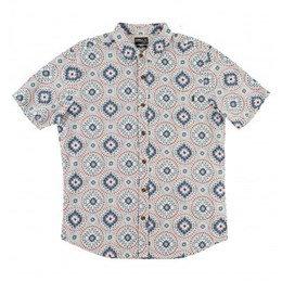 O'Neill Men's Abro-Geo Short Sleeve Button Up Shirt