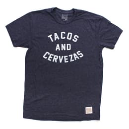 Original Retro Brand Men's Tacos &amp; Cervezas Short Sleeve T Shirt