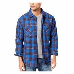 Quiksilver Men's Fleece-Lined Flannel Long Sleeve Shirt