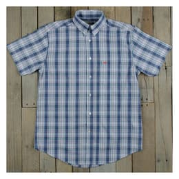 Southern Marsh Men's Catawba Plaid Short Sleeve Dress Shirt