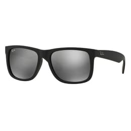 Ray-Ban Justin Classic Sunglasses With Grey Mirror Lenses
