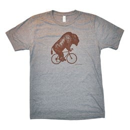 Cyclelogical Men's Bison Short Sleeve T Shirt