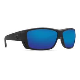 Costa Del Mar Men's Cat Cay Polarized Sunglasses with Blue Mirror Lens