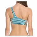 Isabella Rose Asymmetrical Swim Top - Avalon