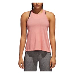 Adidas Women's Performance Open Back Tank Real Coral