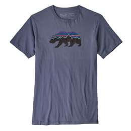 Patagonia Men's Fitz Roy Bear Organic Cotton Short Sleeve T Shirt