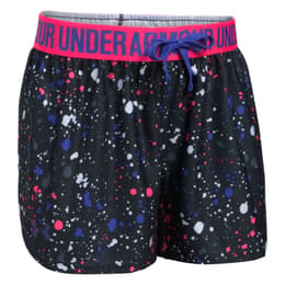 Under Armour Girl's Printed Play Up Splatter Shorts