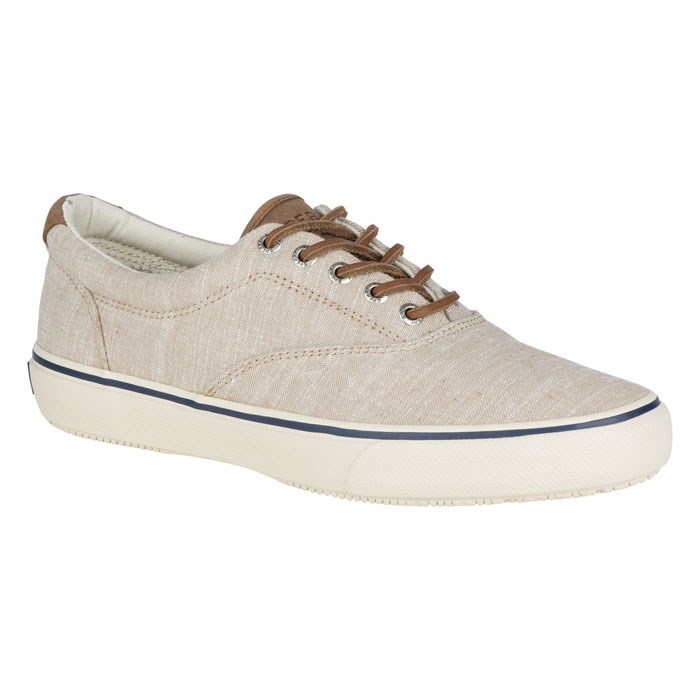 Sperry Men&#39;s Striper LL CVO Linen Slip-On S