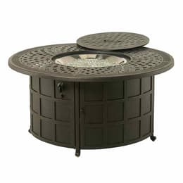 Hanamint Berkshire 48" Round Enclosed Gas Fire Pit Table