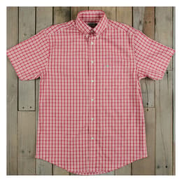 Southern Marsh Men's Chatooga Windowpane Short Sleeve Tee Shirt