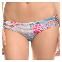 Isabella Rose Women's Birds Of A Feather Tab Side Hipster Bikini Bottom