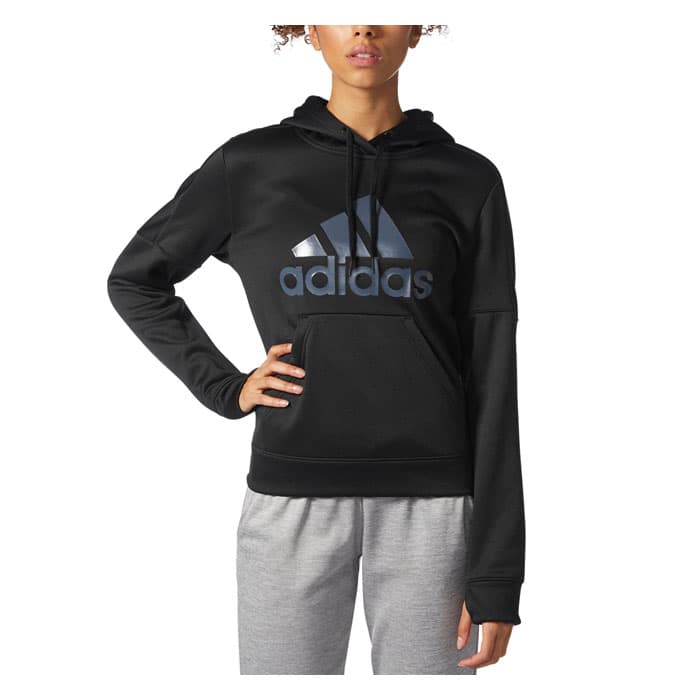 Adidas Women&#39;s Team Issue Fleece Logo Hoodie