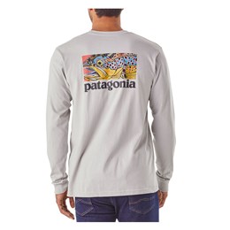 Patagonia Men's Eye Of Brown World Trout Long Sleeve Shirt