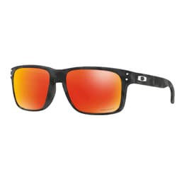 Oakley Men's Holbrook  Black Camo Collection Sunglasses with PRIZM Ruby Lenses