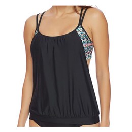 Next By Athena Women's Mandala Double Up D-Cup Tankini Top
