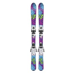 K2 Girl's Luv Bug All Mountain Skis with FDT Jr 4.5 Bindings '19