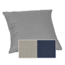 Casual Cushion Corp. 15x15 Throw Pillow - Dove w/ Indigo