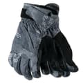 Obermeyer Kid&#39;s Cornice Insulated Ski Gloves Gray Bit Camo