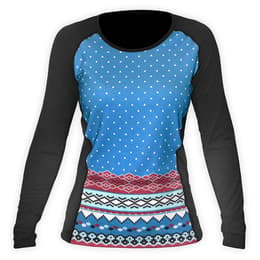 Hot Chillys Women's Mtf4000 Print Scoopneck T Shirt
