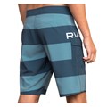 Rvca Men&#39;s Uncivil Stripe Swim Trunks