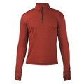 Hot Chillys Men's Geo-Pro Midweight Solid Zip T-neck