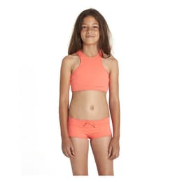 Billabong Girl's Sol Searcher High Neck Swimsuit Set