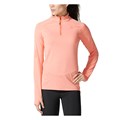 Adidas Women&#39;s Supernova 1/2 Zip Pullover Pink Front