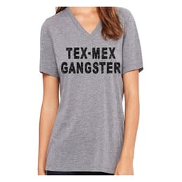 Oil Digger Tees Women's Tex-Mex Gangster Short Sleeve T Shirt