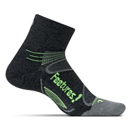 Feetures Elite Merino Cushion Quarter Length Running Socks