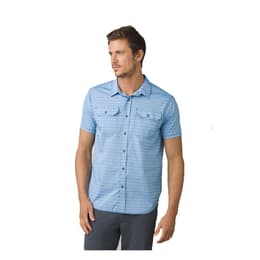 prAna Men's Cayman T Shirt Island Blue